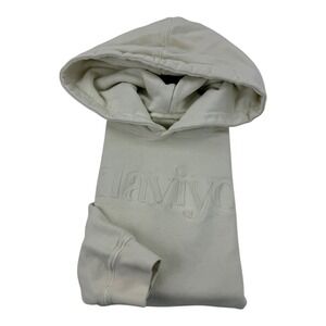 Standard‎ Issue x Klaviyo Cream Heavy Cotton Hoodie Sweatshirt Small Made USA